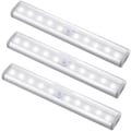 Miniatyrbild 1 av 5: 3Pack Uppgraderad USB Uppladdningsbar LED Magnetic Motion Sensor Light