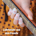 Miniatyrbild 4 av 5: Silikon gitarr fingerskydd, gitarr fingertopp grey