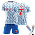Miniatyrbillede 1 af 2: Fodboldsæt Fodboldtrøje Træningstrøje Ronaldo XS(160-165cm)