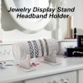 Miniatyrbild 5 av 5: Pannbandshållare Display Stativ Halsband Organizer För Kedjor