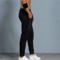 Miniatyrbilde 1 av 7: Sportstøysett for menn Fotballdrakt Fotballtreningsklær Treningsdresser for menn Langermet treningsdrakt Sportsdrakt pants black L