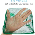 Miniatyrbild 3 av 5: Akvariumnät Finmaskigt mesh med plasthandtag Green 6"L x 5" W x 12"