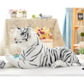 Miniatyrbilde 2 av 2: 30cm Realistisk Tiger Plysjleke - Myk Pyntepute for Jenters Bursdagsgaver