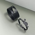 Miniatyrbild 2 av 3: 2st Matchande Dinosaur Ringar Set Finger Knuckle Ring För Bröllop