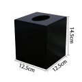 Miniatyrbild 2 av 5: Square Tissue Box Pu Läder Tissue Box Hållare