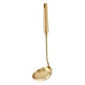 Miniatyrbillede 6 af 8: Stor Suppeske - Rustfrit Stål - Guld Køkken Vendespate og Spatel Madlavningsredskab #04