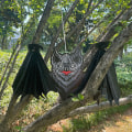 Miniatyrbild 5 av 5: Spindelfladdermus papper honeycomb hängande lykta prydnader Halloween 3