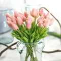 Miniatyrbillede 1 af 2: 10 stk Real-touch Kunstige Tulipan Blomster Hjem Bryllupsfest Decor A
