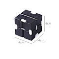 Miniatyrbild 1 av 5: Infinite Rubik's Cube Stress Relief Artefakt Finger Puzzle black