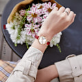 Miniatyrbild 3 av 5: Watch Läder Elegant Quartz Vattentät Armbandsur Red
