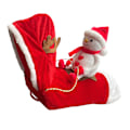 Miniatyrbild 1 av 5: Juldräkter för husdjur Tomte Riddräkt Renväxlare Juldräkter för husdjur Snowman XL chest size adjustable 64-80cm