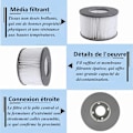 Miniatyrbillede 5 af 5: 8-pack ersättningsfilter til MSPA FD2089-MSPA