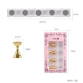 Miniatyrbild 3 av 3: Nail Art schackbrädesställ Nail Practice Stand rose gold