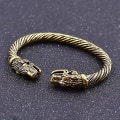 Miniatyrbild 1 av 5: Mäns Wolf Head Armband Viking Smycken Modeaccessoarer