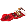 Miniatyrbild 1 av 5: Juldräkter för husdjur Tomte Riddräkt Renväxlare Juldräkter för husdjur Red Brown XL chest size adjustable 64-80cm