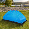 Miniatyrbilde 1 av 6: Blått vanntett utendørstelt for solocamping, fiske og klatring