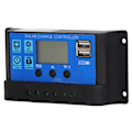 Miniatyrbilde 5 av 6: PWM solcellelader med LCD-skjerm for 10A 12V/24V strøm, automatisk gjenkjenningsfunksjon