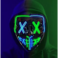 Miniatyrbild 1 av 5: Led Purge Mask Light Up Skrämmande mask för Cosplay kostym
