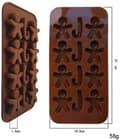 Silikon Chokladform Julgodis Kex Bakformar Tårtdekorationsverktyg Iskubsformar