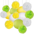 Miniatyrbild 1 av 4: Papper Blomma Ball Papper Lykta Set Party Bröllop Dekoration