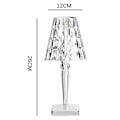 Miniatyrbilde 2 av 6: Elegant dimbar krystallbordlampe for enhver rominnredning