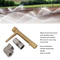 Miniatyrbilde 2 av 6: Lekkasjesikker hageslange G3/4 hurtigkobling nøkkelverktøy for rustfrie sprinkler- og vanningssystemer