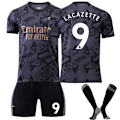 Miniatyrbillede 1 af 2: 22/23 New Arsenal trøjesæt Voksen fodboldtrøje Træningsdragt SAKA 7 H LACZETTE  9 M