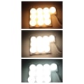 Miniatyrbillede 5 af 10: 10 LED Vanity Spejl Pærer Dæmpbar LED Væglampe Vanity