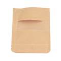 Pikkukuva 7 / 8: 200 kpl 9x14cm suljettavia Kraft-paperipusseja ikkunalla elintarvikkeille ja kahville