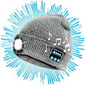 Miniatyrbild 1 av 5: Bluetooth Led Beanie Varmisolerande Uppladdningsbar Hatt Gray