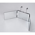 Miniatyrbild 6 av 6: 3Way Mirror Trifold Mirror Self Hairdressing Mirror Hårklippningsverktyg Green with Led