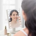 Miniatyrbillede 4 af 8: Justerbart make-up spejl med LED white