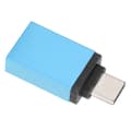 Miniatyrbillede 5 af 8: USB Type C Adapter Converter Hurtig Opladning til Mobiltelefoner Laptops Computere Søblå