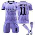 Miniatyrbillede 1 af 2: Ny sæson 2022-2023 Real adrid fodboldtrøje fodbolddragter ASENSIO 11 M