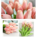 Miniatyrbillede 2 af 2: 10 stk Real-touch Kunstige Tulipan Blomster Hjem Bryllupsfest Decor A