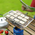 Miniatyrbild 1 av 6: Rostfritt Stål Hopfällbart Brödrostställ för Camping, Vandring och Picknick