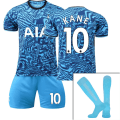 Miniatyrbillede 1 af 2: 22-23 Ny Tottenham udebanetrøje Fodboldtrøje KANE 10 Kids 22(120-130CM)