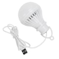 Miniatyrbild 3 av 6: Bärbar 5V 7W USB LED Energisparlampa för Utomhuscamping och Nödsituationer