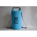 Pikkukuva 1 / 4: PVC ulkoilma uima- vedenpitävä laukku rantakassi 30L Sky Blue