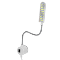 Miniatyrbilde 3 av 8: Ekspert på tverrgrensende operasjoner: Symaskin LED-lampe med 30 perler, svanehals arbeidslys, magnetisk base, EU-plugg AC110‑250V