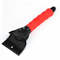 Miniatyrbild 1 av 2: Isskrapa Fodrad Tjock Fleece Snow Remover Anti-Slip Foam Grip Red