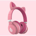 Miniatyrbild 3 av 3: Hörlurar Cat Ear Bluetooth Wireless Over pink