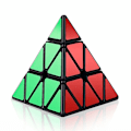 Miniatyrbild 1 av 4: Speed Cube, 3x3x3 Pyramid Speed Cube Triangel Pussel Magic Cube