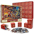 Miniatyrbild 1 av 9: Skickas från Sverige Pussel adventskalender 2024, 1008 pusselbitar 24 dagars Fireplace Öppen spis Jigsaw puzzle