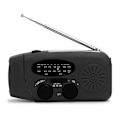 Pikkukuva 3 / 3: Kampiradio aurinkokennoilla, taskulampulla ja 2000 mAh Powerbank Black