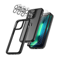 Pikkukuva 1 / 6: iPhone 14 Pro Max -yhteensopiva [9-PACK] karkaistu lasi + linssi Black iPhone 14 Pro Max - ShockBlack
