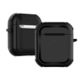 Miniatyrbild 3 av 5: C4U® Defence Stöttåligt skal för AirPods- AirPods 2 -AirPods Pro Black AirPods Pro - Svart
