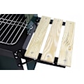 Miniatyrbillede 2 af 6: Havegrill på hjul – Rektangulær model med sidebord | MASTER GRILL & PARTY Black