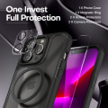 Miniatyrbillede 2 af 6: iPhone 14 Pro Max kompatibel [9-PACK] hærdet glas + linser + ska Black iPhone 14 Pro Max - ShockBlack
