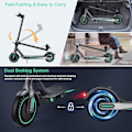 Miniatyrbillede 7 af 7: 2024 - OOK-TEK V8 KickScooter Elsparkcykel - 30 km/t elcykel Blue